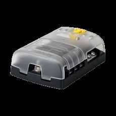 Blue Sea Systems Fuse Block STBlade 6circ w/gnd/cvr Blue Sea Systems Fuse Block STBlade 6circ w/gnd/cvr