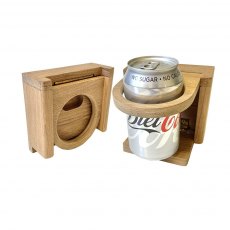 Teak Folding Drinks Can Bottle Holder Teak Folding Drinks Can Bottle Holder