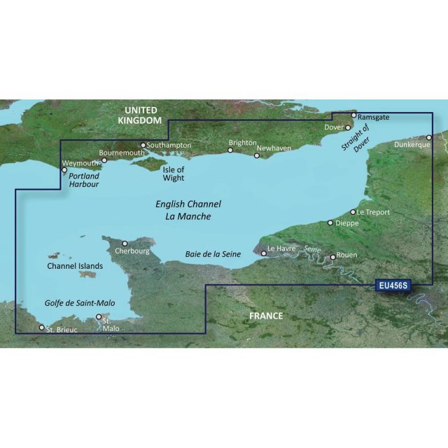 Garmin Garmin BlueChart G3 Vision - VEU456S: English Channel, Cent-East