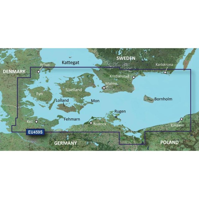 Garmin Garmin BlueChart G3 Vision - VEU459S: Arhus - Kiel - Koszalin