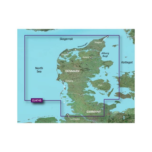 Garmin Garmin BlueChart G3 Vision - VEU474S: North Denmark & the Eider