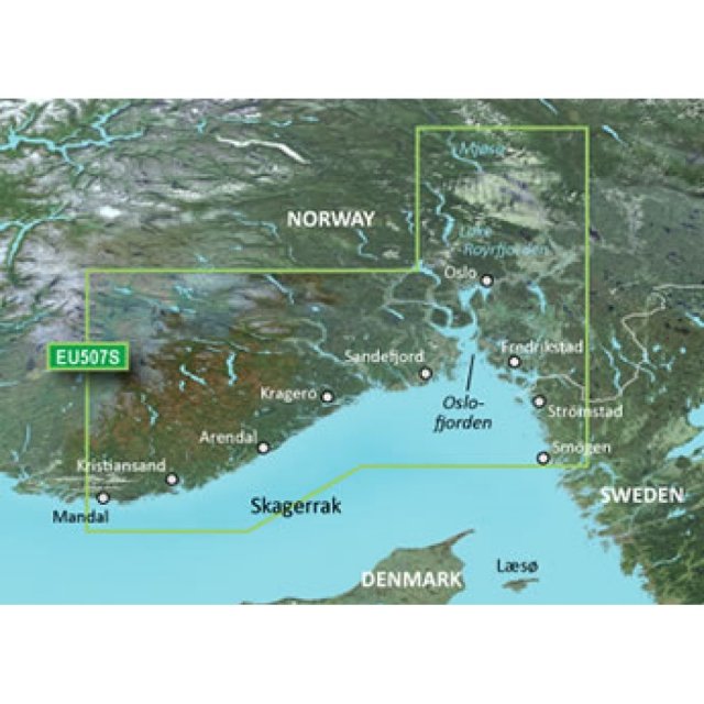 Garmin Garmin BlueChart G3 Vision - VEU507S: Oslo - Mandal - Smogen