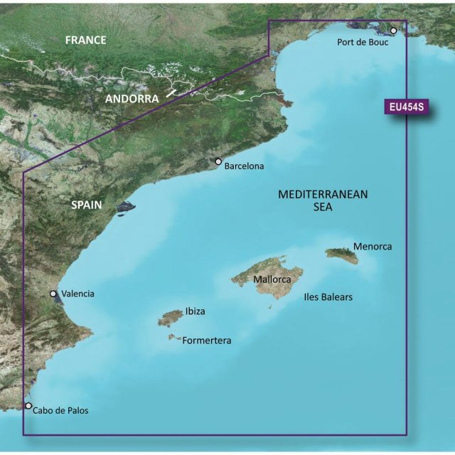 Garmin Garmin BlueChart G3 Vision Small Area - VEU454S - Barcelona & Valencia