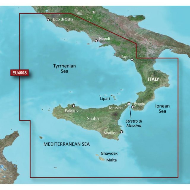 Garmin Garmin BlueChart G3 Vision - VEU460S: Sicily - Lido de Ostia