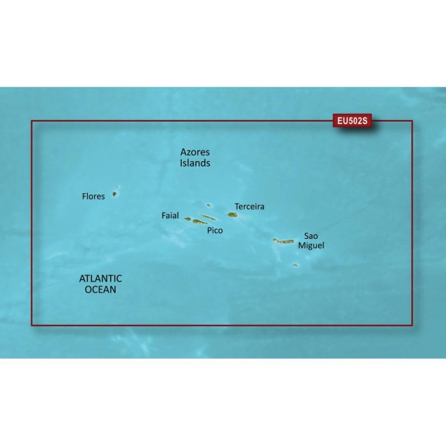 Garmin Garmin BlueChart G3 Vision Small Area - VEU502S - Azores Islands