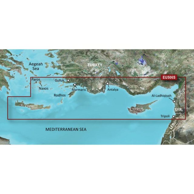 Garmin Garmin BlueChart G3 Vision Small Area - VEU506S - Crete - Cyprus