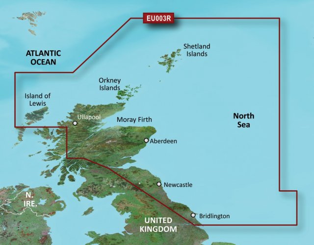 Garmin Garmin BlueChart G3 Vision - VEU003R: Great Britain, Northeast Coast