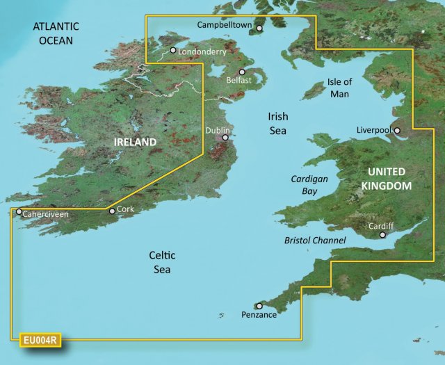 Garmin Garmin BlueChart G3 Vision Regular Area - VEU004R Irish Sea