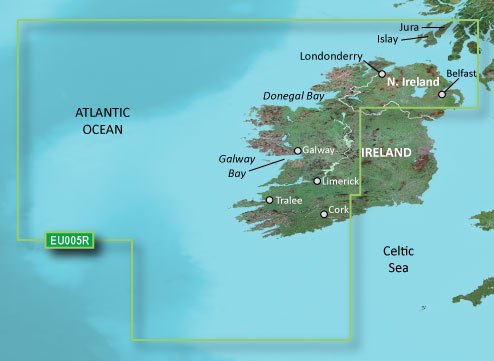 Garmin Garmin BlueChart G3 Vision Regular Area - VEU005R Ireland, West Coast