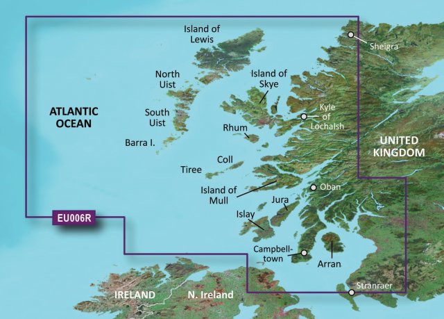 Garmin Garmin BlueChart G3 Vision Regular Area - VEU006R Scotland, West Coast