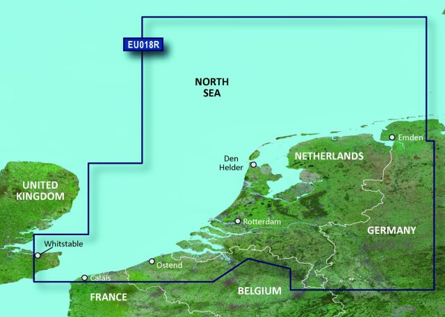 Garmin Garmin BlueChart G3 Vision - VEU018R: Benelux Offshore & Inland Waters