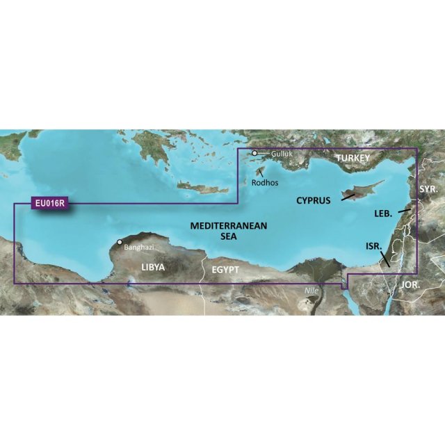 Garmin Garmin BlueChart G3 Vision - VEU016R: Mediterranean Southeast