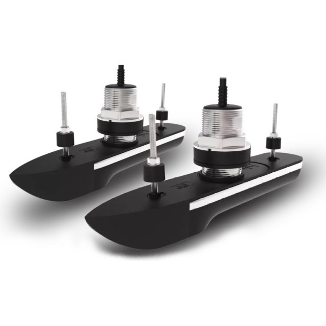 Raymarine Raymarine Pack of RVM-420 RealVision 3D Stainless Steel Thru Hull Txds, Port & Starboard 20°