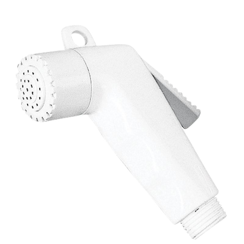 Nuova Rade Shower Head, ABS, Short, 1/2'' Thread w/o Hose, White