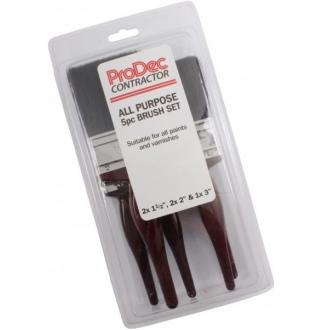 Prodec PRODEC ALL PURPOSE PAINT BRUSH SET 5 PIECE PBPT019