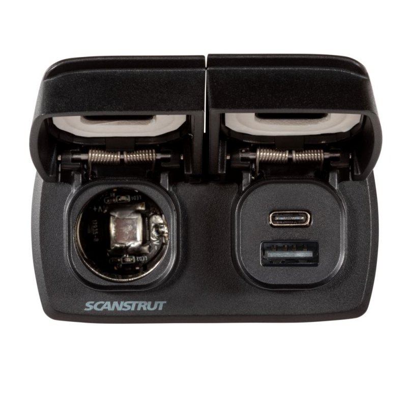 ScanStrut Scanstrut Flip Pro Multi - 12V, USB-A & C Socket (Front or Rear Fit)