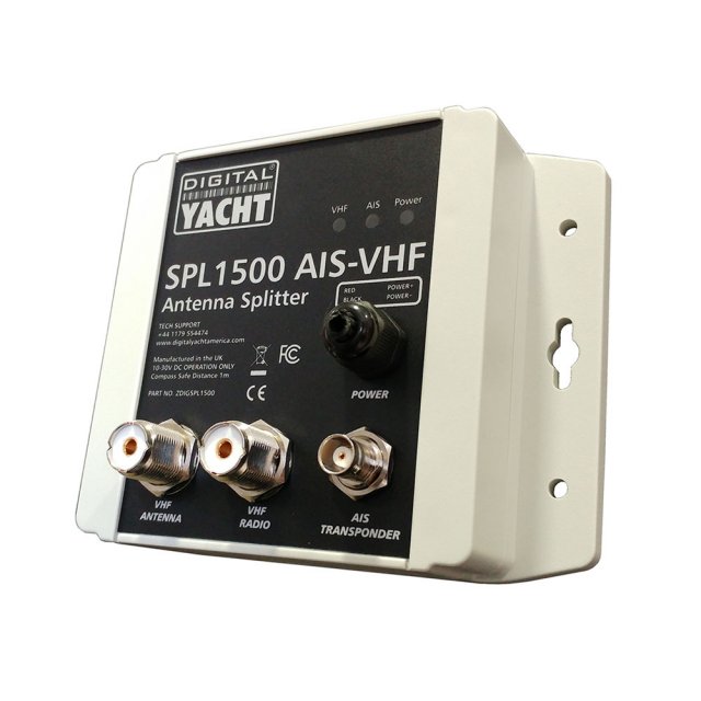 Digital Yacht Digital Yacht SPL1500 VHF Antenna Splitter VHF AIS Operation 1 Antenna