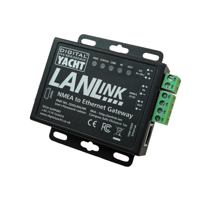 Digital Yacht Digital Yacht Lanlink NMEA 0183 to Ethernet Gateway