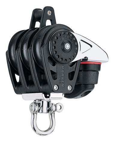 Harken Harken 40mm Triple Carbo Block w/Cam Cleat and Becket