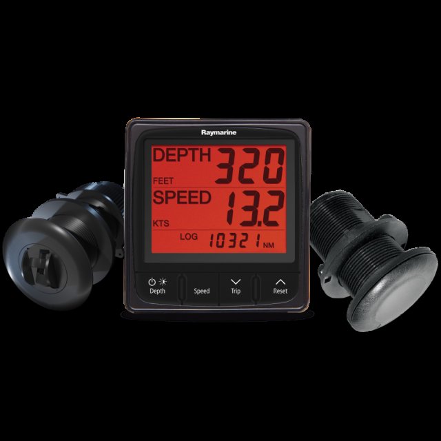 Raymarine Raymarine i50 Tridata Pack Speed Temp Depth with Thru hull Transducers