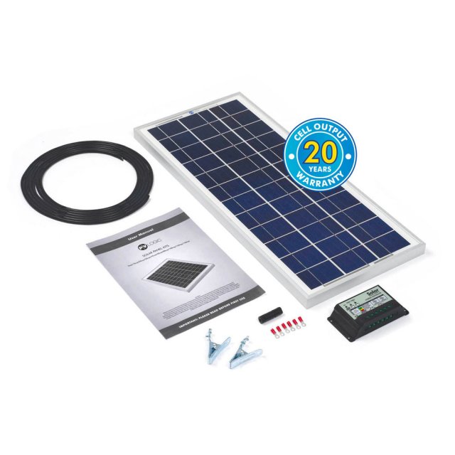 Solar Technology Solar Technology 20W Rigid Solar Panel Kit & 10Ah Charge Controller