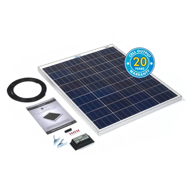 Solar Technology Solar Technology 80W Rigid Solar Panel Kit & 10Ah Charge Controller