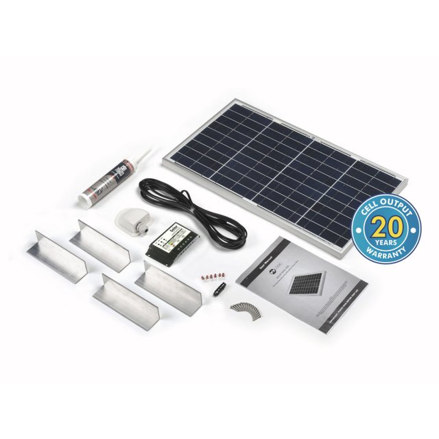 Solar Technology Solar Technology 30W Rigid Solar Panel & Universal Fitting Kit