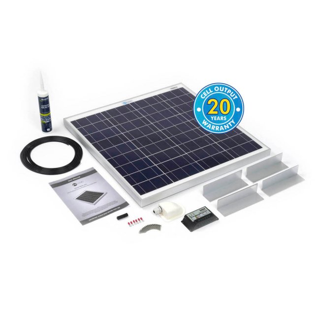 Solar Technology Solar Technology 60W Rigid Solar Panel & Universal Fitting Kit