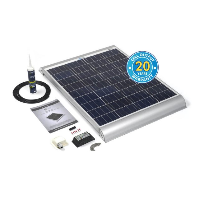 Solar Technology Solar Technology 80W Rigid Solar Panel & Aero Brackets Kit