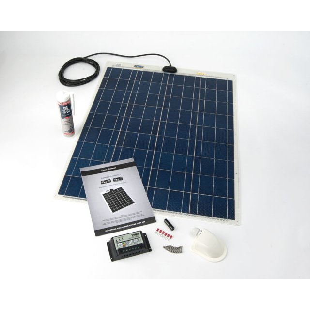 Solar Technology Solar Technology 80W Flexi Solar Panel & Roof/Deck Top Kit