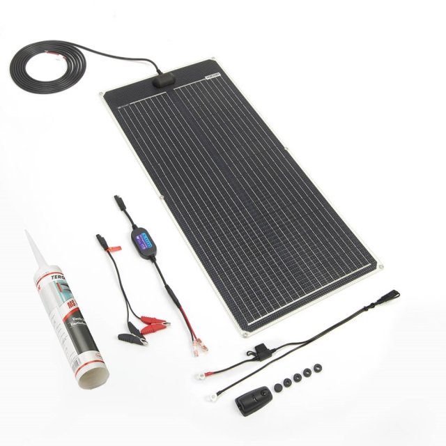 Solar Technology Solar Technology 60W ETFE Flexi Solar Panel Glue & Mobile 10A PWM