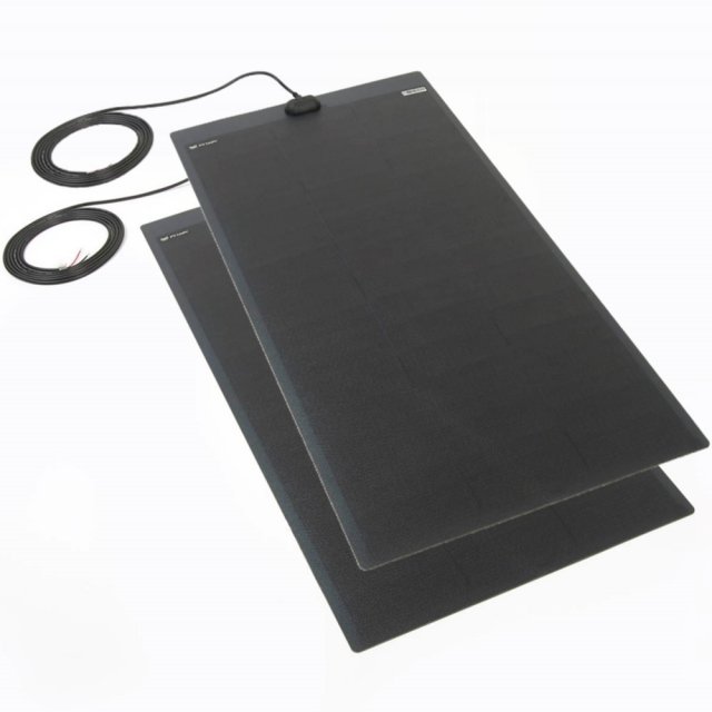 Solar Technology Solar Technology 2 x 110W MHD Flexi Top Exit Solar Panels Pack