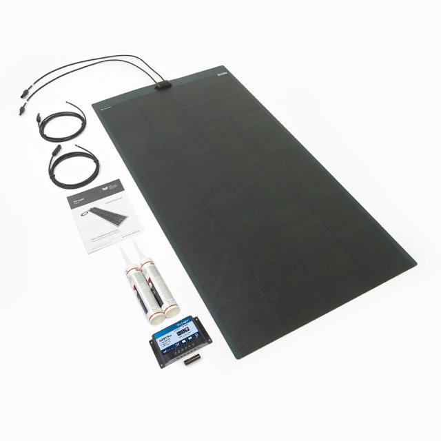 Solar Technology Solar Technology 200W MHD Flexi Top Exit Solar Panel Glue & 15A MPPT