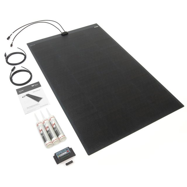 Solar Technology Solar Technology 250W MHD Flexi Top Exit Solar Panel Glue & 20A PWM