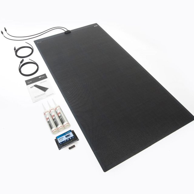 Solar Technology Solar Technology 290W MHD Flexi Top Exit Solar Panel Glue & 15A MPPT