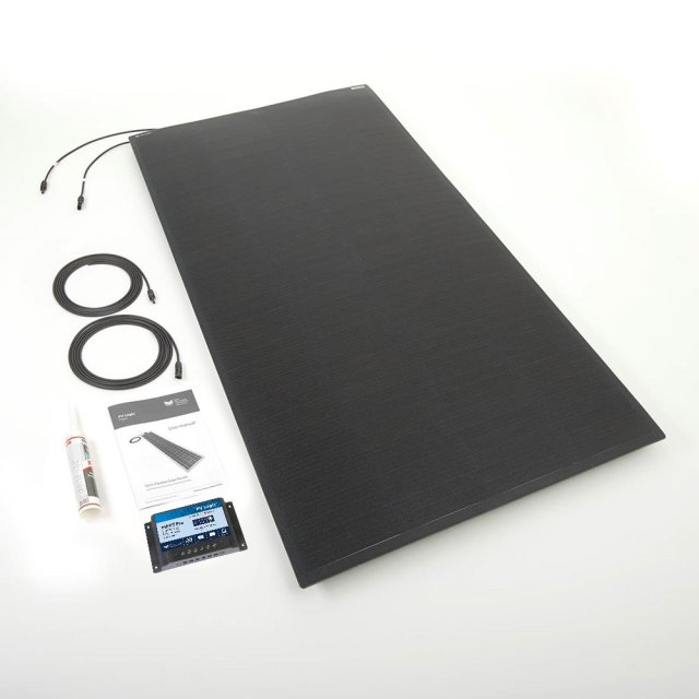 Solar Technology Solar Technology 290W MHD Flexi Rear Exit Solar Panel Glue & 15A MPPT