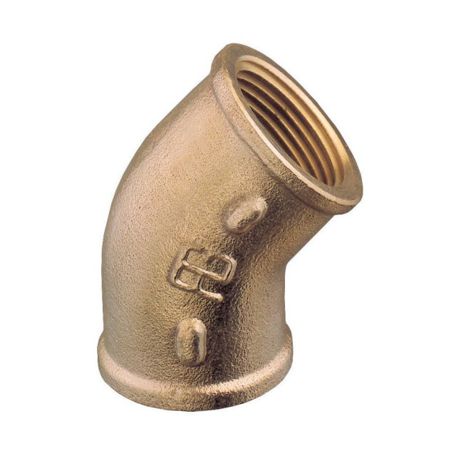 Guidi Guidi Brass 45 deg. Elbow F-F 3/8 in