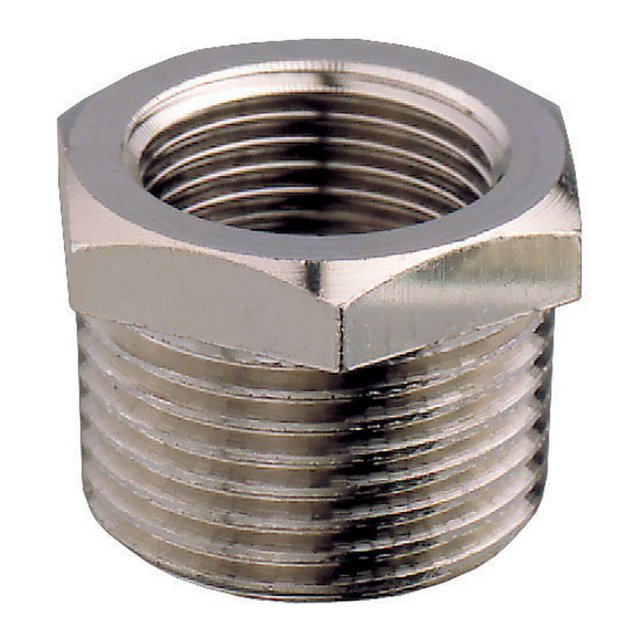 Guidi Guidi Nickel Plated Bushing M-F 1/2 in x 3/8 in