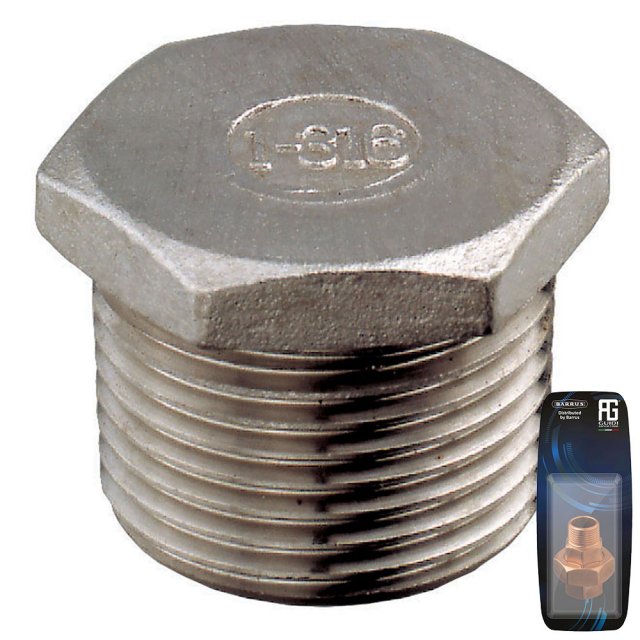 Guidi Guidi Stainless Steel Thrd Plug M 1/2In