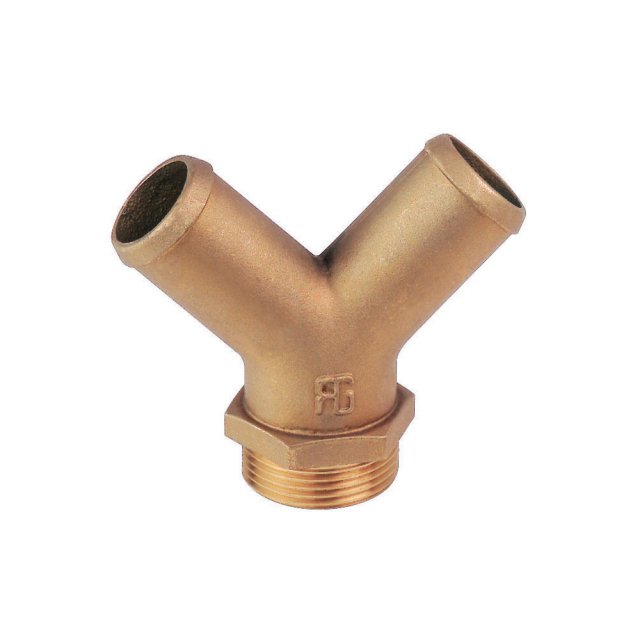 Guidi Guidi Brass Y-Shaped Hose Connector 1 in 1/4 x 32 mm