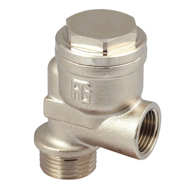 Guidi Guidi Nickel Plated Brass Siphon Break Valve 1/2 in