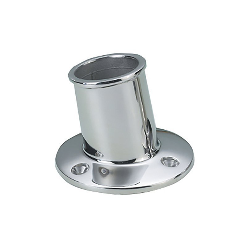 Talamex Stainless Steel Angled Deck Mount Flagpole Holder