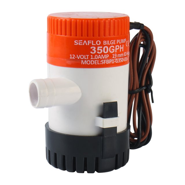 Seaflo Seaflo Manual Bilge Pump -  01 Series - 12V 350 GPH / 1325 LPH