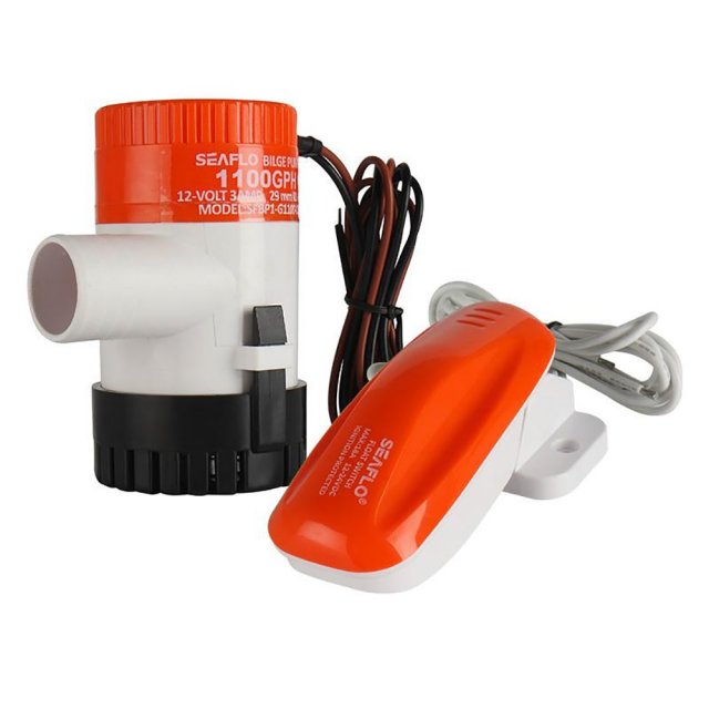 Seaflo Seaflo Bilge Pump 12V 1100GPH Bilge Pump & 02 Series Float Switch