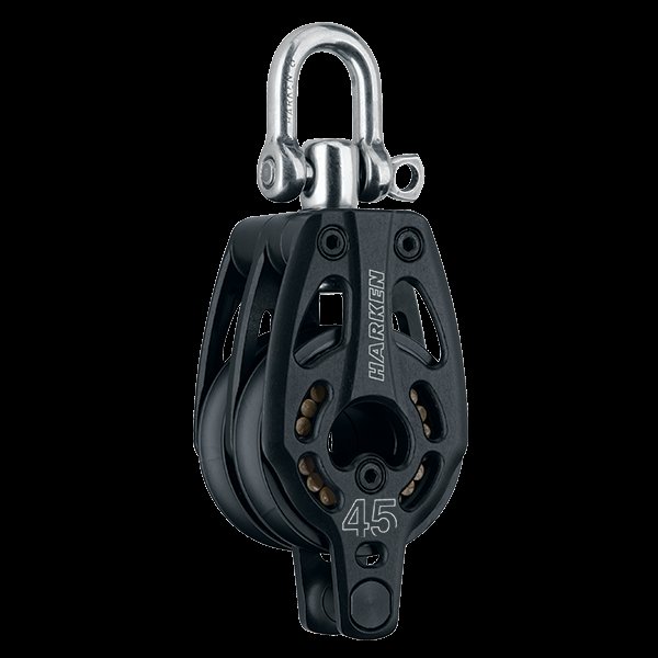 Harken Harken 45mm Double Black Magic Swivel Block w/Becket