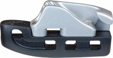 ClamCleat Camcleat Aero Base with Silver CL277 Side-Entry Racing Micros (Starboard) - Loose