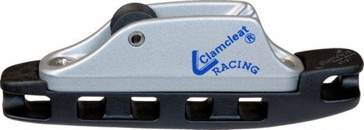 ClamCleat Camcleat Aero Base with Silver CL236 MK1 Roller Fairlead Racing Junior - Loose