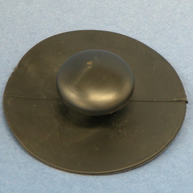 IBS PVC Cleat Button 64mm Base x 27mm Button Black