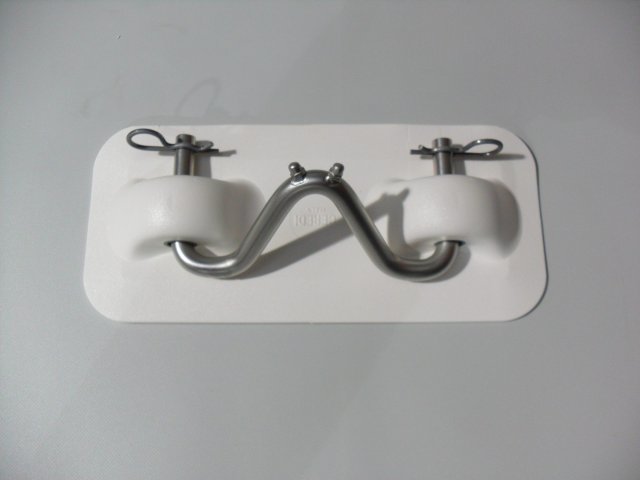 IBS PVC Snap Davit Pad and Hook White 270mm x 120mm Each