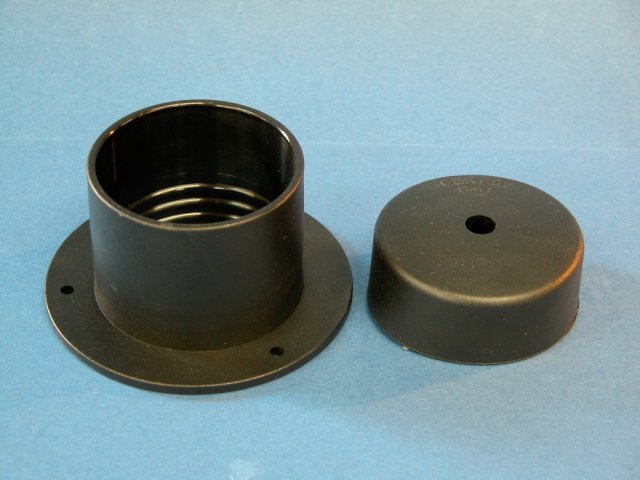 IBS Large Cable Trunking Console Flange and Cap